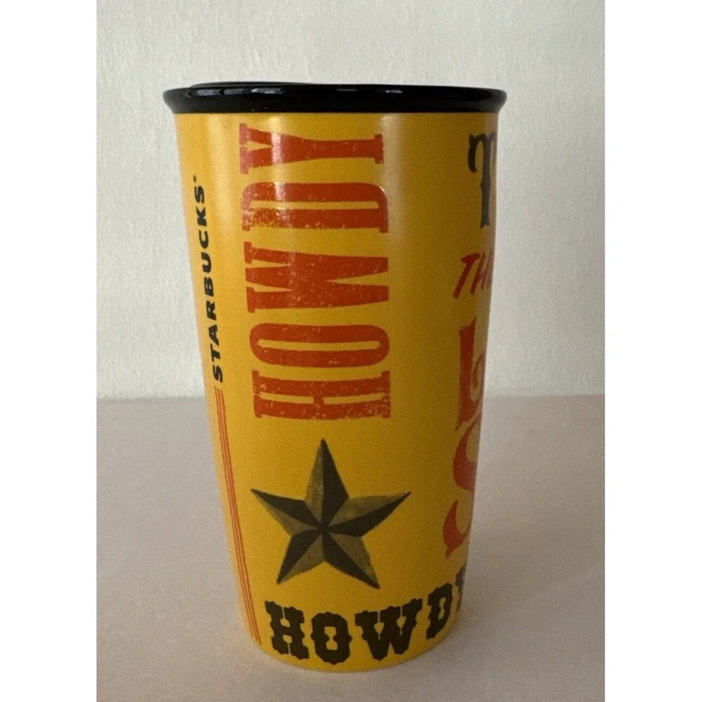Starbucks Texas Lone Star State Ceramic Travel Mug